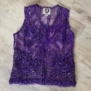 Youth horse show vest medium